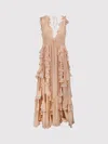 Ulla Johnson Florella Ruffle Sleeveless Silk Gown