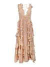 Ulla Johnson Florella Ruffle Sleeveless Silk Gown