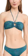 Ulla Johnson Flynn Bikini Top Lagoon In Lagoon