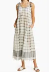 Ulla Johnson Fortuna Multi-stripe Maxi Dress Coverup In Blue