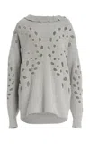 Ulla Johnson Francia Cotton Pullover In Light Blue
