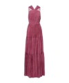 Ulla Johnson Freesia Silk Chiffon Gown In Pink