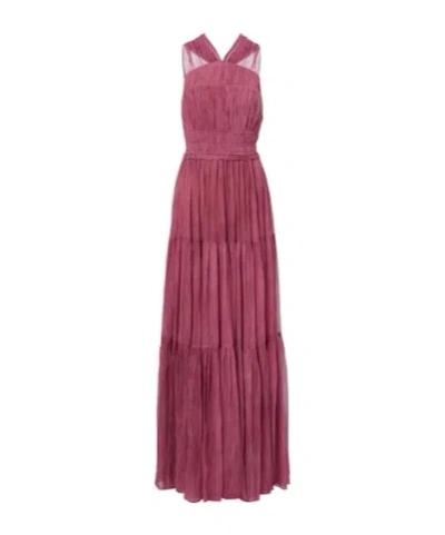 Ulla Johnson Freesia Silk Chiffon Gown In Pink
