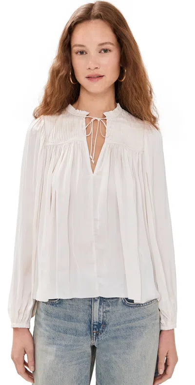 Ulla Johnson Freja Blouse In Neutrals