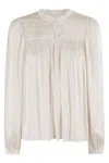 Ulla Johnson Freja Blouse In Cowrie Cwrie