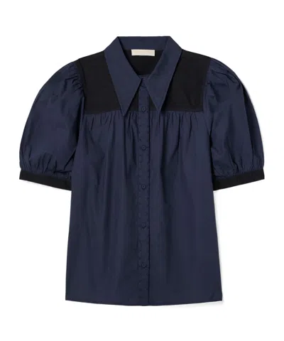 Ulla Johnson Freja Shirt In Blue