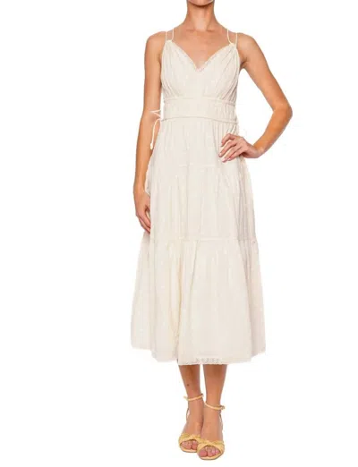 Ulla Johnson Freya Midi Dress In Pristine In Multi