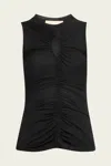 Ulla Johnson Gabi Sleeveless Top In Noir