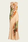 Ulla Johnson Gaea Midi Dress In Inner Nature In Multi
