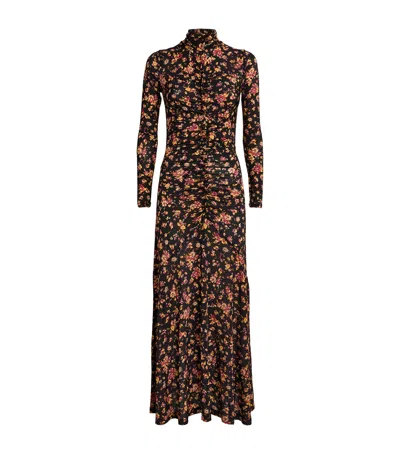 Ulla Johnson Gathered Floral Midi Dress