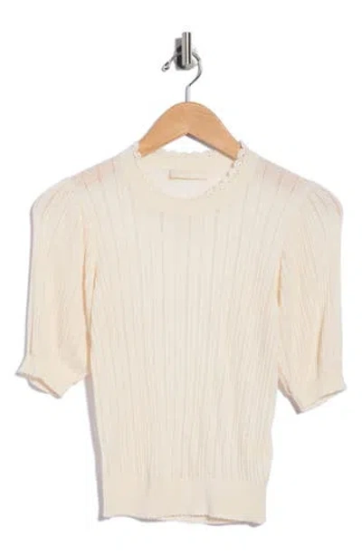 Ulla Johnson Gemma Rib Top In Neutral