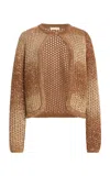 Ulla Johnson Gemma Sequined Knit Cardigan In Neutral