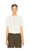 Ulla Johnson Gemma Top Alabaster In Ivory