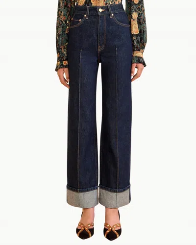 Ulla Johnson Genevieve High Rise Jean In Tigris In Multi