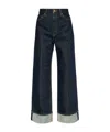 Ulla Johnson Genevieve Wide-leg Jeans In Black