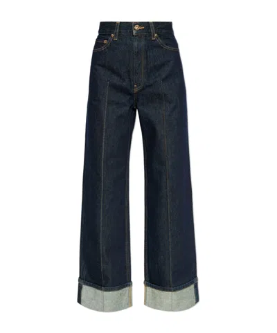Ulla Johnson Genevieve Wide-leg Jeans In Black