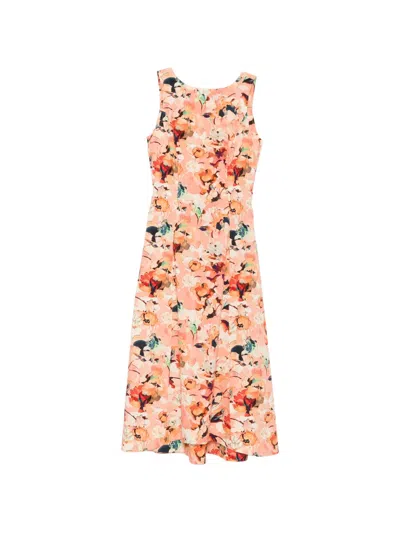 Ulla Johnson Georgie Floral Cotton Midi Dress In Multi