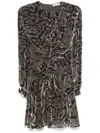 Ulla Johnson Gia Mini Dress In Grey