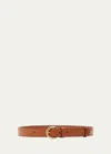 Ulla Johnson Gia Twisted Buckle Belt In Sierra In Sierra