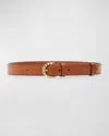 Ulla Johnson Gia Twisted Buckle Belt In Sierra In Sierra
