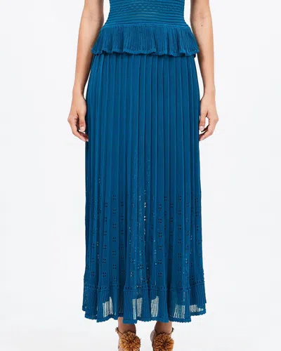 Ulla Johnson Giselle Maxi Skirt In Lapiz