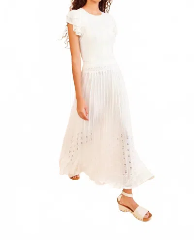 Ulla Johnson Giulia Top In Pristine In Multi