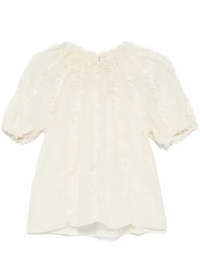 Ulla Johnson Gracelle Blouse In Neutral