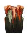 Ulla Johnson Gracie Sleeveless Cotton Top In Multi