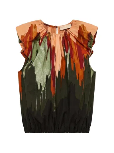 Ulla Johnson Gracie Sleeveless Cotton Top In Multi