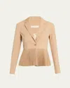 Ulla Johnson Greta Pleated Blazer In Multi