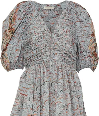 Ulla Johnson Gwen Dress Chalcedony In Gray