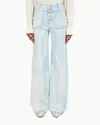 Ulla Johnson Gwynne Wide Leg Jeans In Cielo In Blue