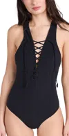 Ulla Johnson Halia Maillot One Piece Noir In Noir