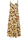 Ulla Johnson Harlan Embellished Printed Cotton-poplin Midi Dress