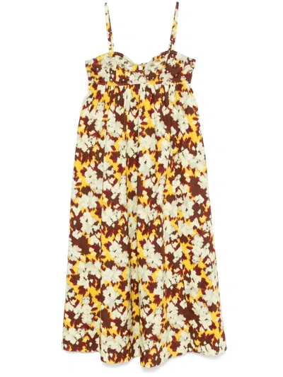 Ulla Johnson Harlan Dress In Aca Acacia
