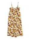 Ulla Johnson Harlan Embellished Printed Cotton-poplin Midi Dress In Brown