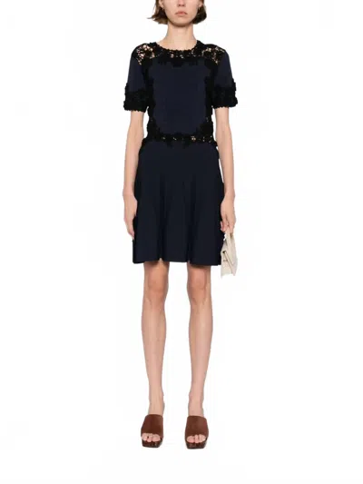 ULLA JOHNSON HENRIETTA MINI DRESS IN ECLIPSE
