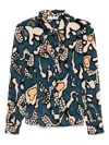 Ulla Johnson Hera Celestine Blouse In Blue