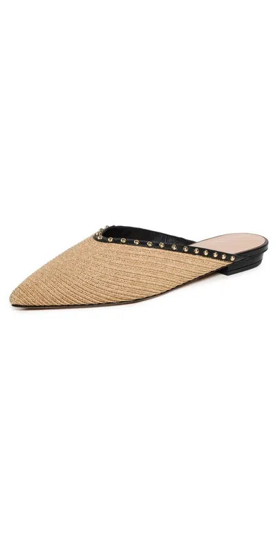 Ulla Johnson Hera Mules Natural Raffia