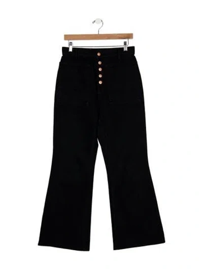 Pre-owned Ulla Johnson High-rise Flared Jeans In Blue