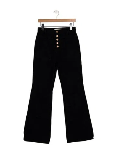 Pre-owned Ulla Johnson High-rise Flared Jeans In Blue