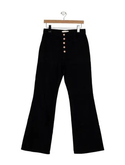 Pre-owned Ulla Johnson High-rise Flared Jeans In Blue