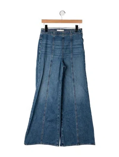 Pre-owned Ulla Johnson High-rise Flared Jeans In Blue