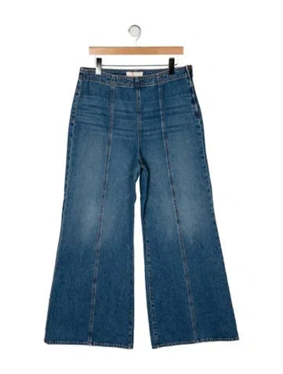 Pre-owned Ulla Johnson High-rise Flared Jeans W/ Tags In Blue