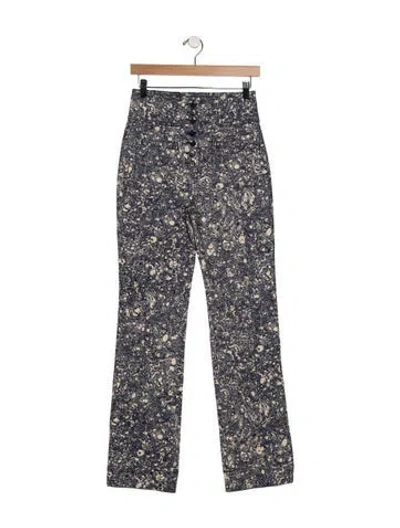Pre-owned Ulla Johnson High-rise Flared Jeans W/ Tags In Blue