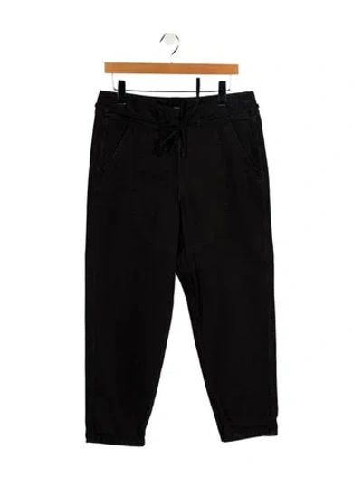 Pre-owned Ulla Johnson High-rise Straight Leg Jeans In Black