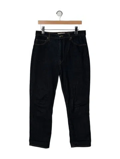Pre-owned Ulla Johnson High-rise Straight Leg Jeans In Blue