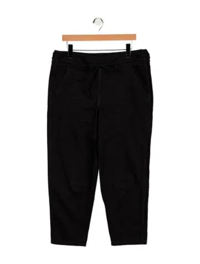 Pre-owned Ulla Johnson High-rise Wide Leg Jeans In Black