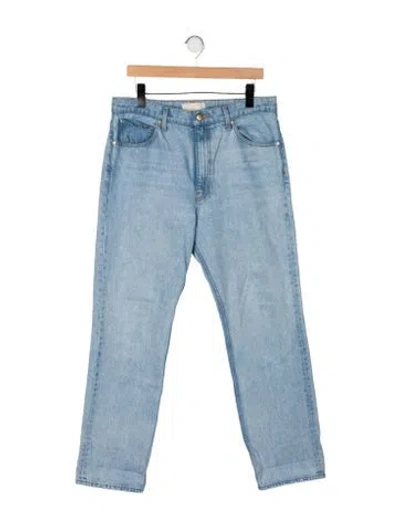 Pre-owned Ulla Johnson High-rise Wide Leg Jeans In Blue