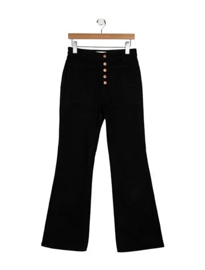 Pre-owned Ulla Johnson High-rise Wide Leg Jeans In Blue